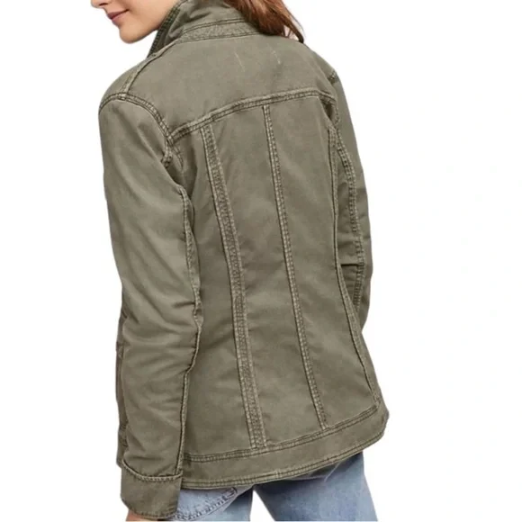 Anthropologie Green Military Jacket size XS “Run Ruby Jacket” - Picture 2 of 6